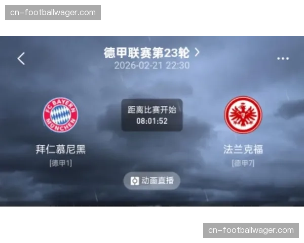 天气预报：慕尼黑周末或有雨，拜仁对阵法兰克福的比赛可能受天气影响。